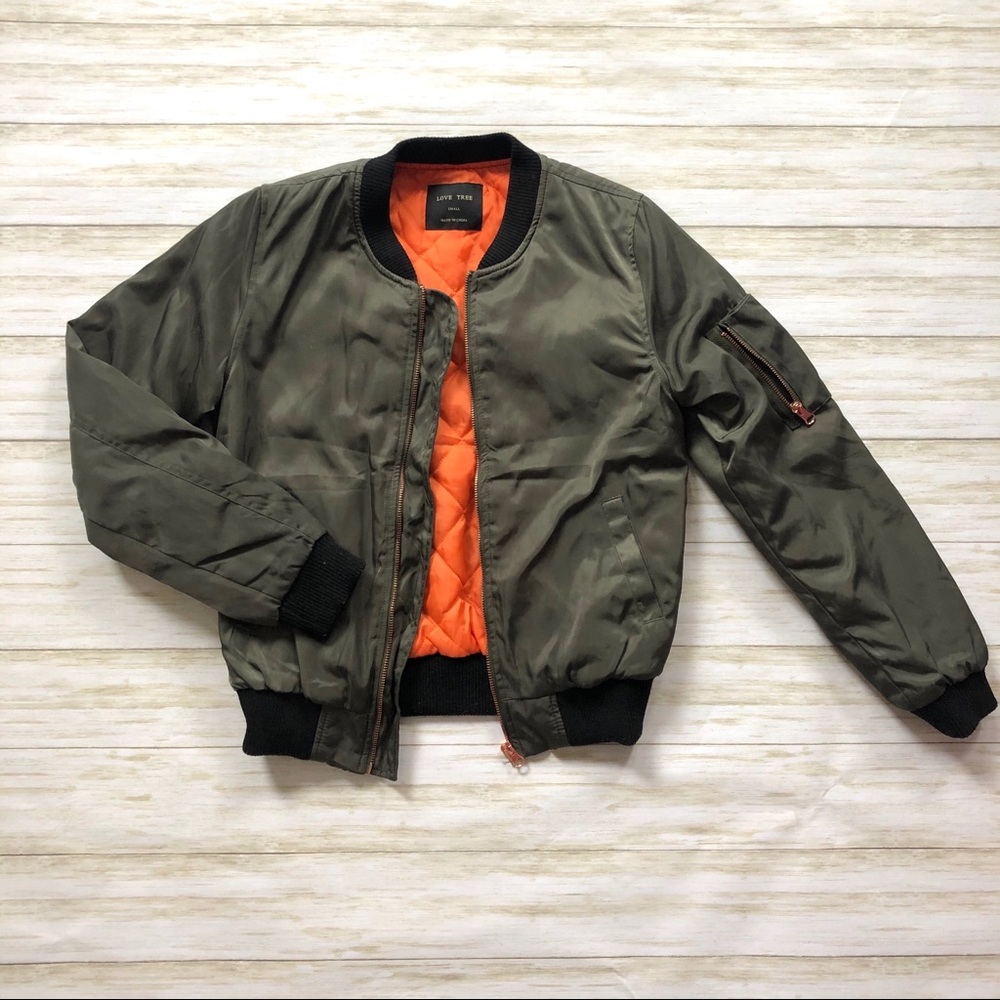 Hunter Green Bomber Jacket